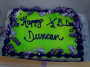 Duncan's 1/2 Birthday Cake
